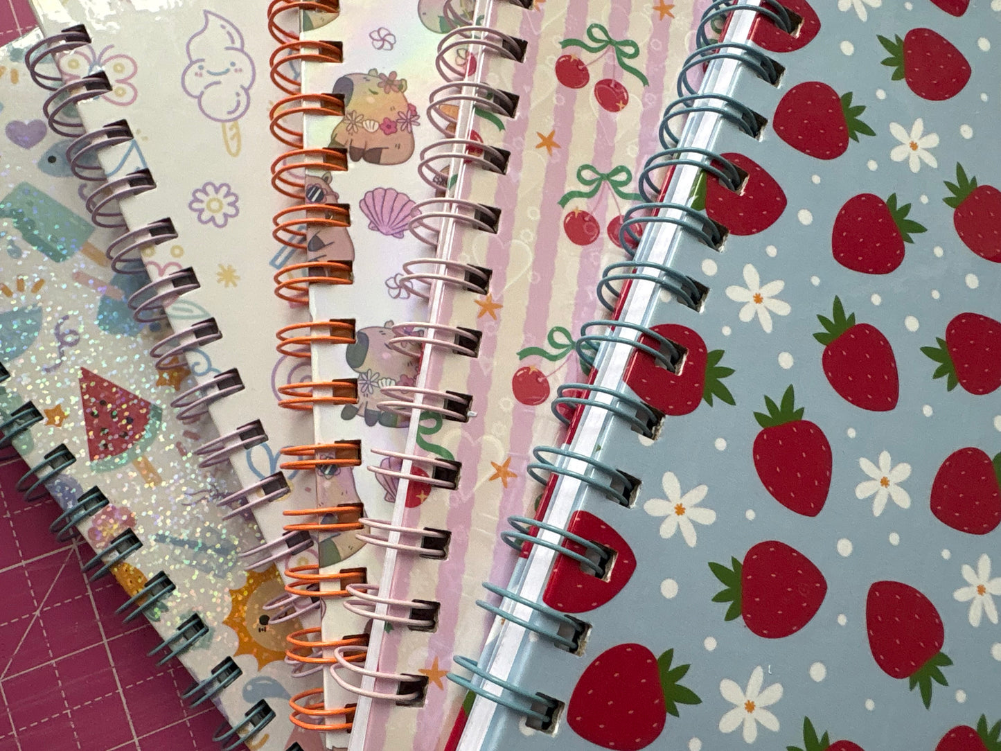 Custom designed A5 hardback notebook