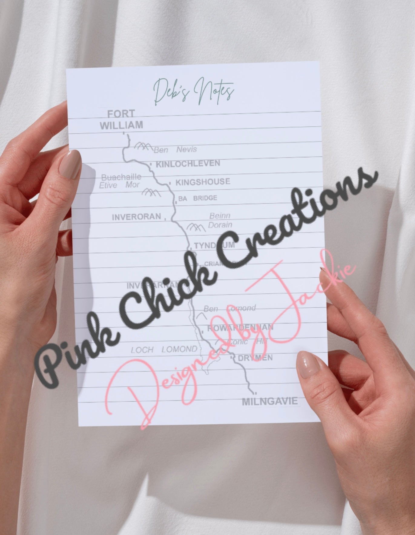 Bespoke A5 Personalised Notepads (50 pages)