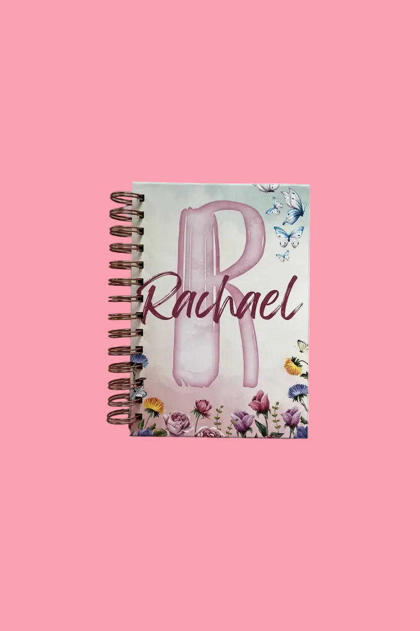 Personalised A5 Ring Bound Notebook – In Bloom series